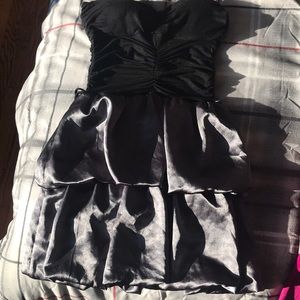 Mini strapless dress